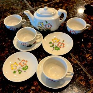 Child’s China tea set from Japan, 1970-80 era